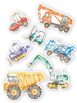 ФРЕЯ PZL-BК-007 Пазлы для малышей Строительная техника 24 элемент