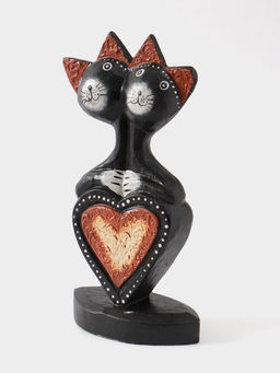 Интерьерный сувенир Влюблённые котята, 20 см