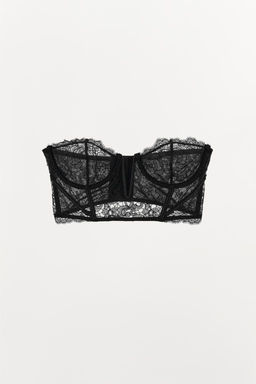 CORSET WITH LACE AND UNDERWIRE - Zara фото 2