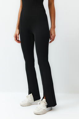 TRENDYOLMILLA Siyah Ekstra Toparlay?c? Ayarlanabilir Ip Ask?l? Destekli Yoga Orme Spor Tulum THMSS24TU00005  фото 4
