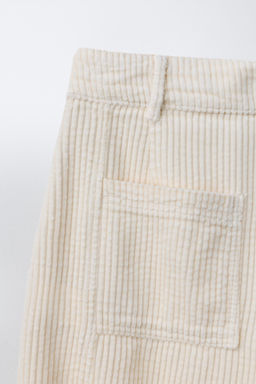 BARREL CORDUROY TROUSERS - Zara фото 10