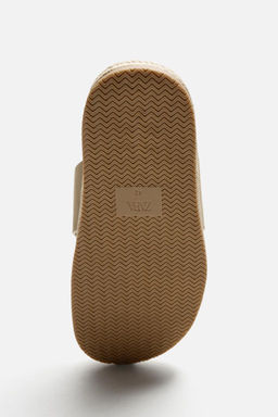 DOUBLE STRAP LEATHER SANDALS - Zara фото 6