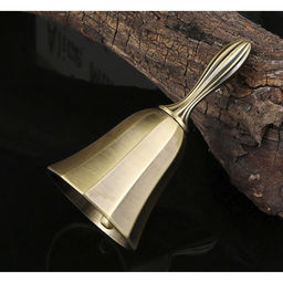 Колокольчик металлический,10×4 см, бронза