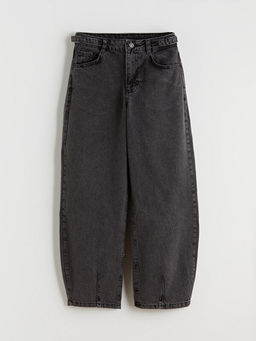 Barrel Fit K?z ?ocuk Jean Pantolon