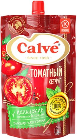 Calve, кетчуп Томатный, 350 г