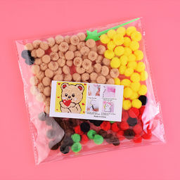 Набор творческая мастерская 22х22см Влюблённый мишка - Lori фото 5