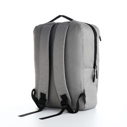Рюкзак городской на молнии, с USB, 4 кармана, размер 30×12×43 см, серый