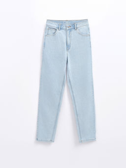 CONTE CON-620 Джинсы mom fit с высокой посадкой light blue