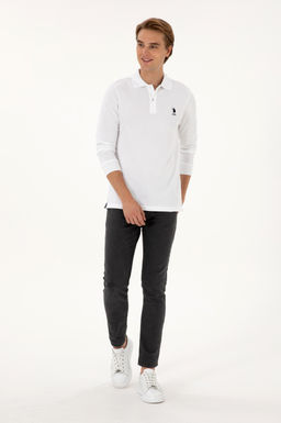 Erkek Beyaz Basic Sweatshirt Sepette S_rpriz _ndirim - U.s. polo assn фото 11