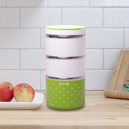 Ланч-бокс 1480 мл пласт. корпус, внутр емкость нерж, арт. 2104