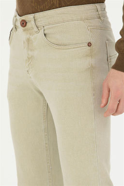 U. S. Polo Assn / Мужские джинсовые брюки светло-хаки - U.s. polo assn фото 5