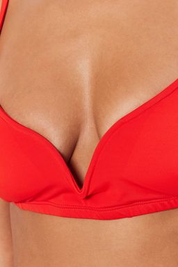 K?rm?z? Ucgen V Telli Bikini Ustu TBESS23BU00243