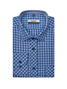Сорочка мужская длинный рукав GREG 225/211/6071/P/1