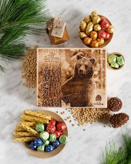 Деревянная шкатулка с конфетами, 920 г