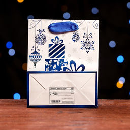 Цена за 12 шт. Пакет ламинированный Подарки 11,5 х 14,5 х 6 см - Simaland фото 2