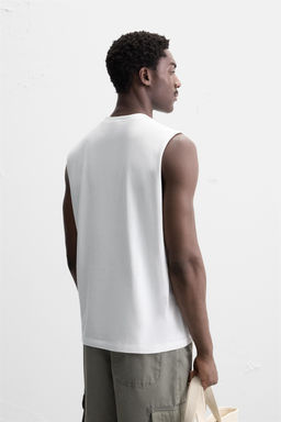 COTTON TANK T-SHIRT - Zara фото 3