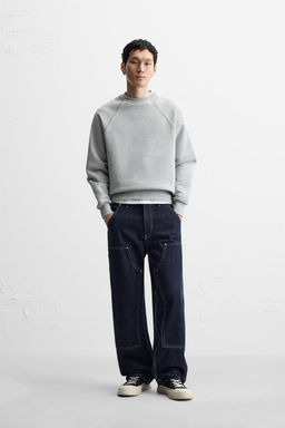 CARPENTER STRAIGHT-LEG JEANS - Zara фото 21