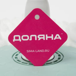Швабра для мытья пола Доляна, металлический наконечник, микрофибра, телескопическая ручка 87-115 см