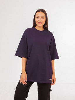 Футболка ЗАПОРОЖЕЦ Blank oversize VIOLET  фото 11