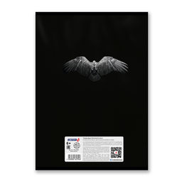 Светоч Т155 Тетрадь ученическая общая, выборочный лак, A4 80 л. на скобе 65 г/кв.м , белизна 100 % 6 шт. клетка 01350 Чёрные крылья фото 6