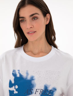 Beyaz Comfort Fit Ti__rt - Pierre cardin фото 2