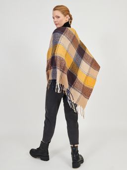 Большой  платок в стиле арт-деко в составе шерсть - Tantino фото 3