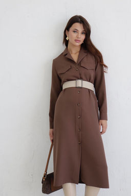 Платье-рубашка с английским воротником - Martichelli фото 107