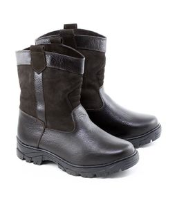 Мини-монголки мужские темно-коричневые, литая подошва, - Мирунт фото 2