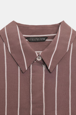 STRIPED SHIRT WITH POCKET - Zara фото 10