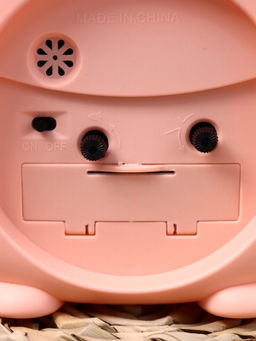 Часы-будильник Rainbow rabbit, pink (14,5х12 см)