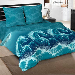 Комплект постельного белья Посейдон, бязь 1,5 сп