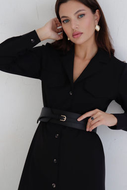 Платье-рубашка с английским воротником - Martichelli фото 167