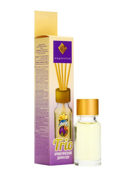 Цена за 2 шт. Ароматический диффузор «Ваниль, молоко, ирис», с палочками, для дома, 10 мл