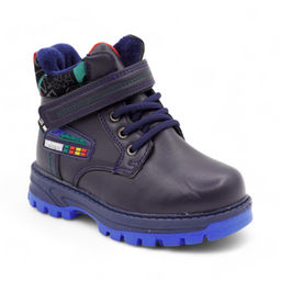 Ботинки на меху 1831-2-5 синие