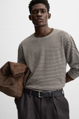 STRIPED JACQUARD SWEATER - Zara фото 5