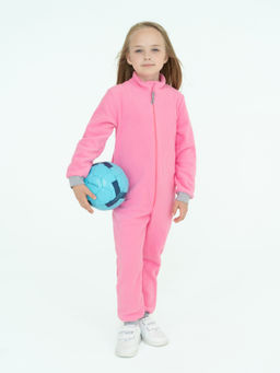 Комбинезон детский флисовый розовый