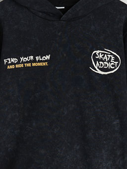 Kap??onlu Erkek ?ocuk Sweatshirt