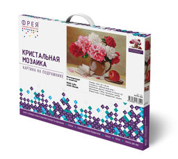 Кристальная (алмазная) мозаика ФРЕЯ ALPD-200 на подрамнике Натюрморт с книгой 40 х 30 см