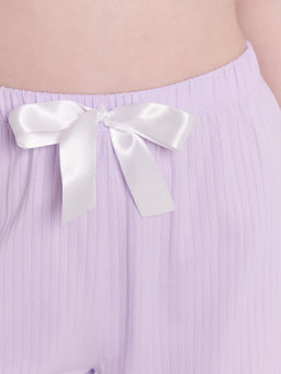 Пижама женская Mark Formelle хлопок с эластаном лиловая  фото 7