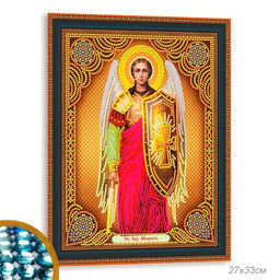 Алмазная мозаика на подрамнике 27х33 Св.Архангел Михаил / LP116 /уп 50/частичная выкладка