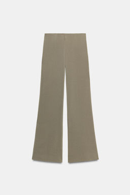 PANTAL?N ANCHO STRETCH / Khaki - Zara фото 5