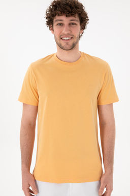 Erkek Regular Fit Bisiklet Yaka Turuncu Basic Ti__rt Sepette S_rpriz _ndirim - U.s. polo assn фото 4