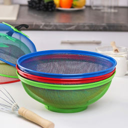 Сито с крышкой для хранения продуктов Доляна «Вкус», d=25 см, МИКС