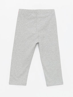 Beli Lastikli Bask?l? K?z ?ocuk 3/4 Boy Tayt - Waikiki фото 2