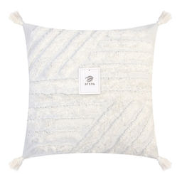 Наволочка декоративная Этель Бохо, 45х45 см, цвет молочный, 100% хлопок  фото 11