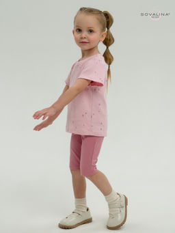 Костюм Актив лиловые сердечки-сухая роза - Sovalina фото 29