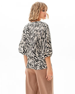 Блузка Японский шёлк с цельнокроеным рукавом - Elena sorti фото 6