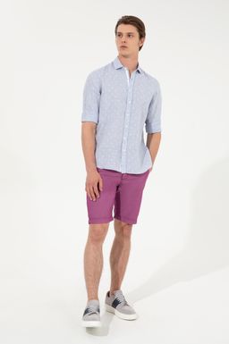 U. S. Polo Assn Мужские фиолетовые тканые шорты - U.s. polo assn фото 3