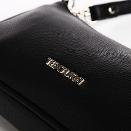 Сумка женская багет TEXTURA на молнии, 26×4×14 см, чёрная