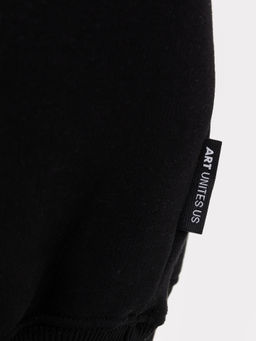 Анорак мужской в черном цвете с принтом в виде картины черный +печать 121816 - Mark formelle фото 9